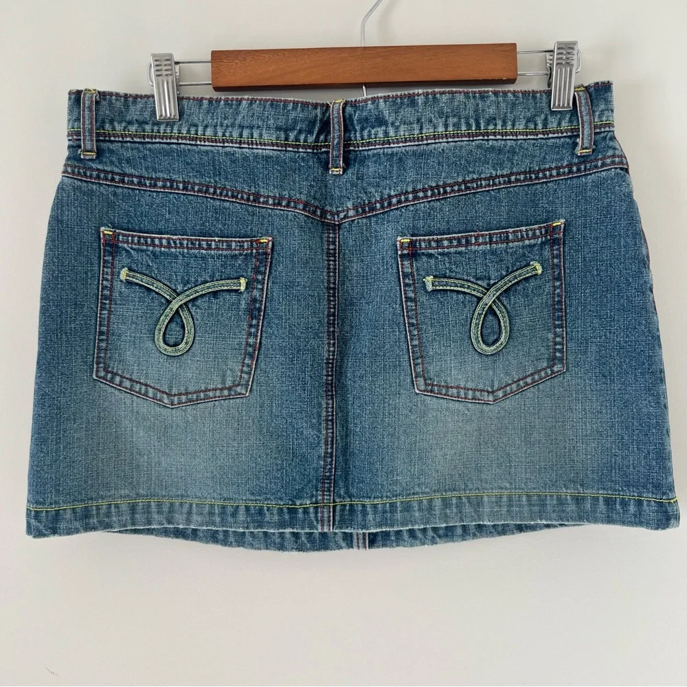 Y2k SO Denim Mini Skirt